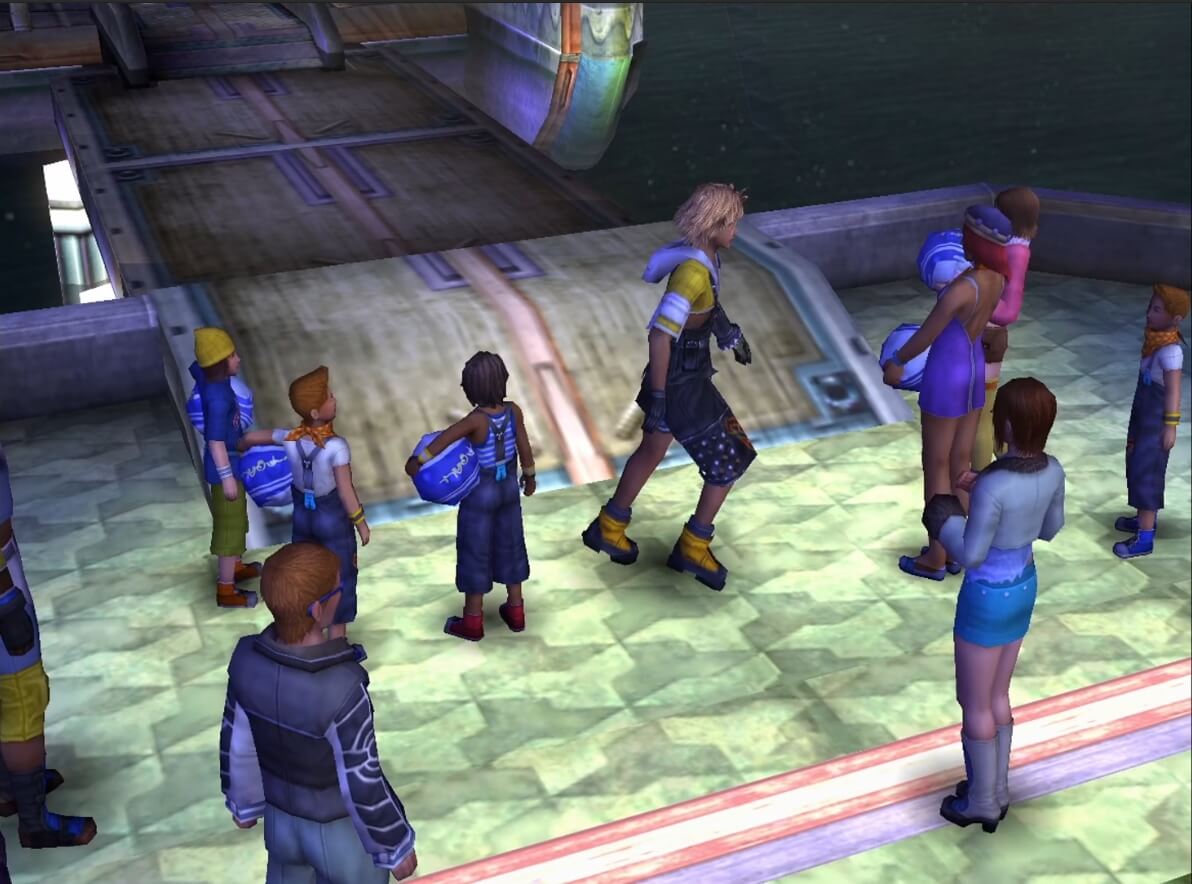 Final Fantasy X - геймплей игры на PlayStation 2